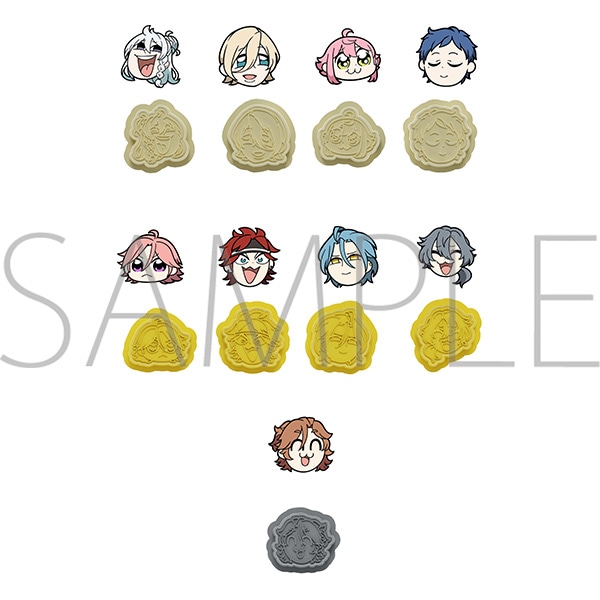 あんさんぶくぶスターズ！！ クッキーモールドコレクション／A: キャラ