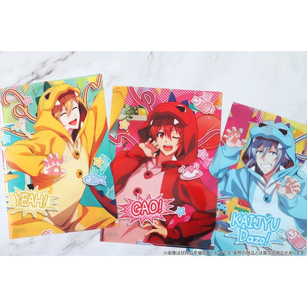 アイドリッシュセブン（原作版） クリアファイル 七瀬 陸 怪獣パジャマ