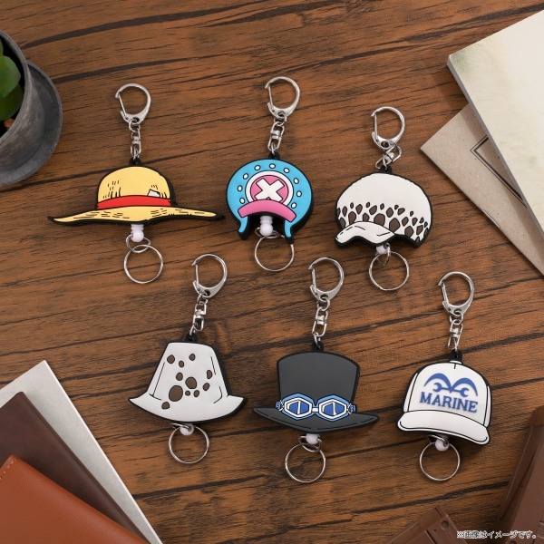 ONE PIECE 帽子型ラバーリールキーホルダー／サボ: キャラグッズ