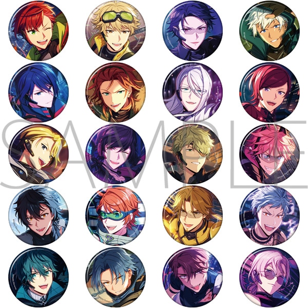 エリオス エリオス あんスタコラボ 缶バッジ ブラッド ブラッド