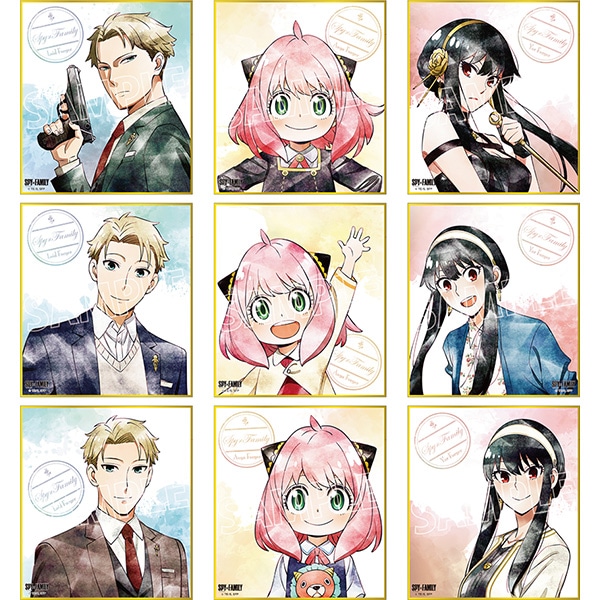 TVアニメ「SPY×FAMILY」 ミニ色紙コレクション Art-Pic: キャラグッズ