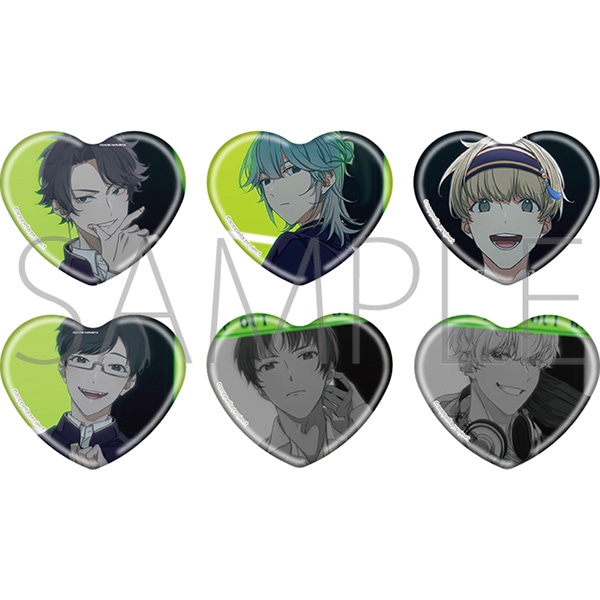 アオペラ -aoppella!?- ハート型キャラバッジコレクション VadLip