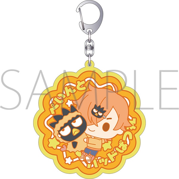 日常組 ラバーキーホルダー ぺいんと×バッドばつ丸: キャラグッズ