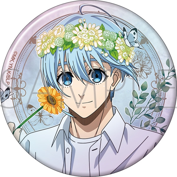 ブルーロック2期 ビッグホログラム缶バッジ／氷織 羊: キャラグッズ