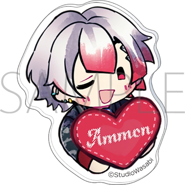 再販分】悪魔執事と黒い猫 おなまえアクリルバッジ アモン: キャラ