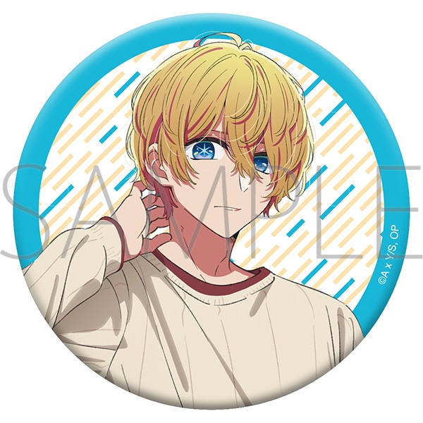 推しの子】 グリッター缶バッジ／アクア: キャラグッズ｜ムービック