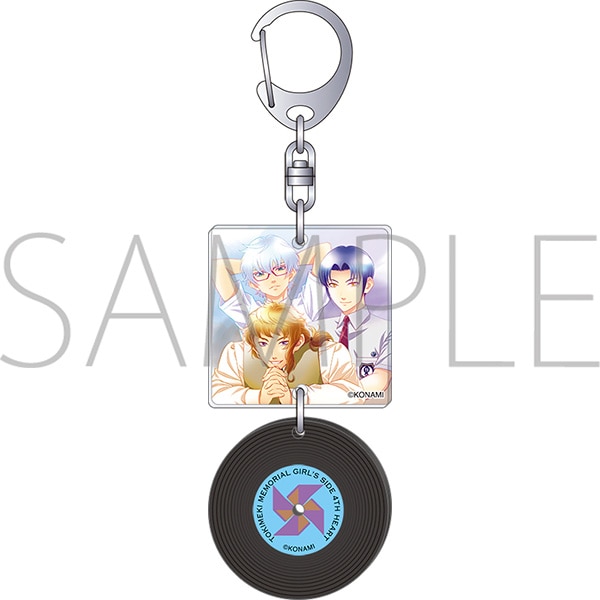 ときめきメモリアル Girl's Side 4th Heart レコード風キーホルダー 柊