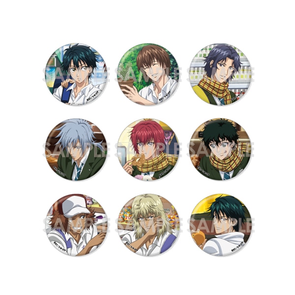受注生産】新テニスの王子様 くつろぎコレクション缶バッジ -in