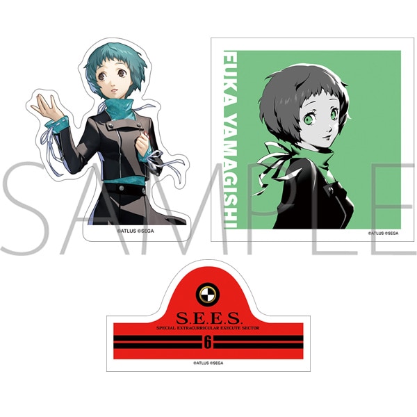ペルソナ3 リロード メタルステッカーセット 山岸 風花: キャラグッズ