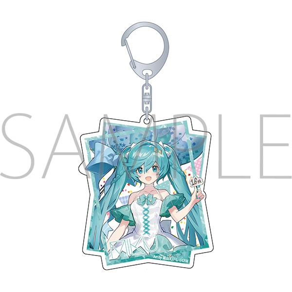 初音ミクシリーズ アクリルキーホルダー 初音ミク 16th Birthday 初音