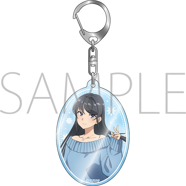 青春ブタ野郎は大垣の街をまだ知らない切符モチーフアクリルキーホルダ