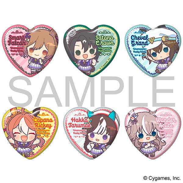 ウマ娘 プリティーダービー ハート型キャラバッジコレクション Vol.5