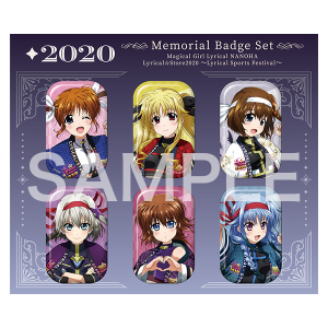 メモリアルバッジセット リリカルサバイバー リリカルメモリーズVer