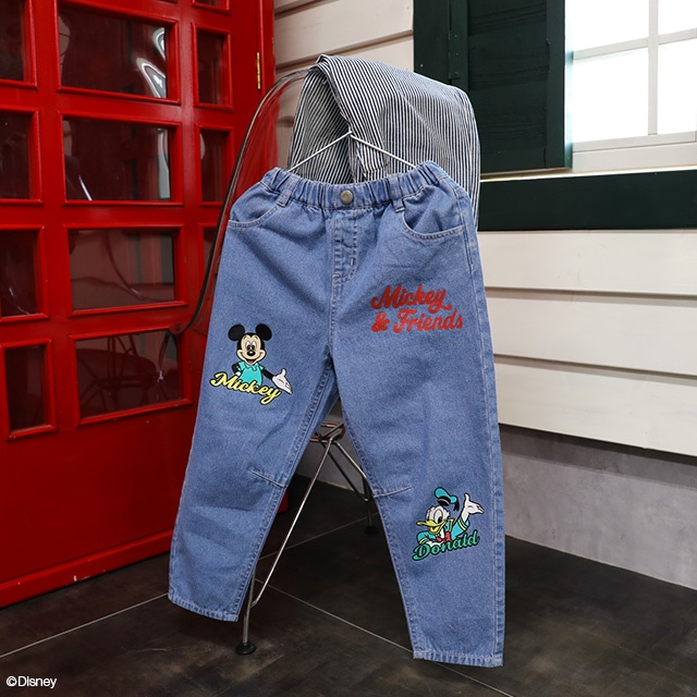 1/16NEW ディズニー デニムロングパンツ 1250K(80cm ブルー): ボトムス