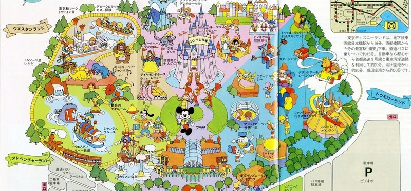 東京ディズニーリゾート」開園当初は◯◯がなかった！？ 35年前のMAP＆