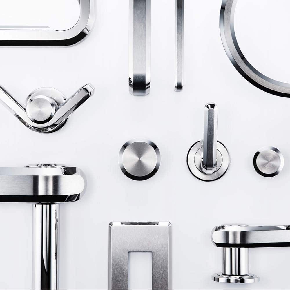 ステンレス ドアハンドル ZL-1502型 【スガツネ工業】