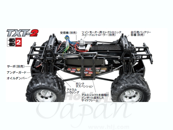 1/10 電動RC 4×4モンスタートラック アグリオス (TXT-2シャーシ) | HLJ