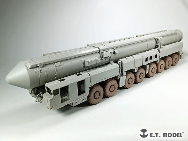 1/35 現用 ロシア RS-12M 大陸間弾道ミサイル トーポリM用自重変形