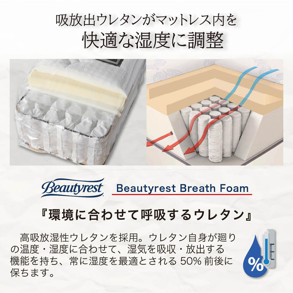 シモンズ］ 6.5エッセンシャルスマートSF AB17S01（セミダブル