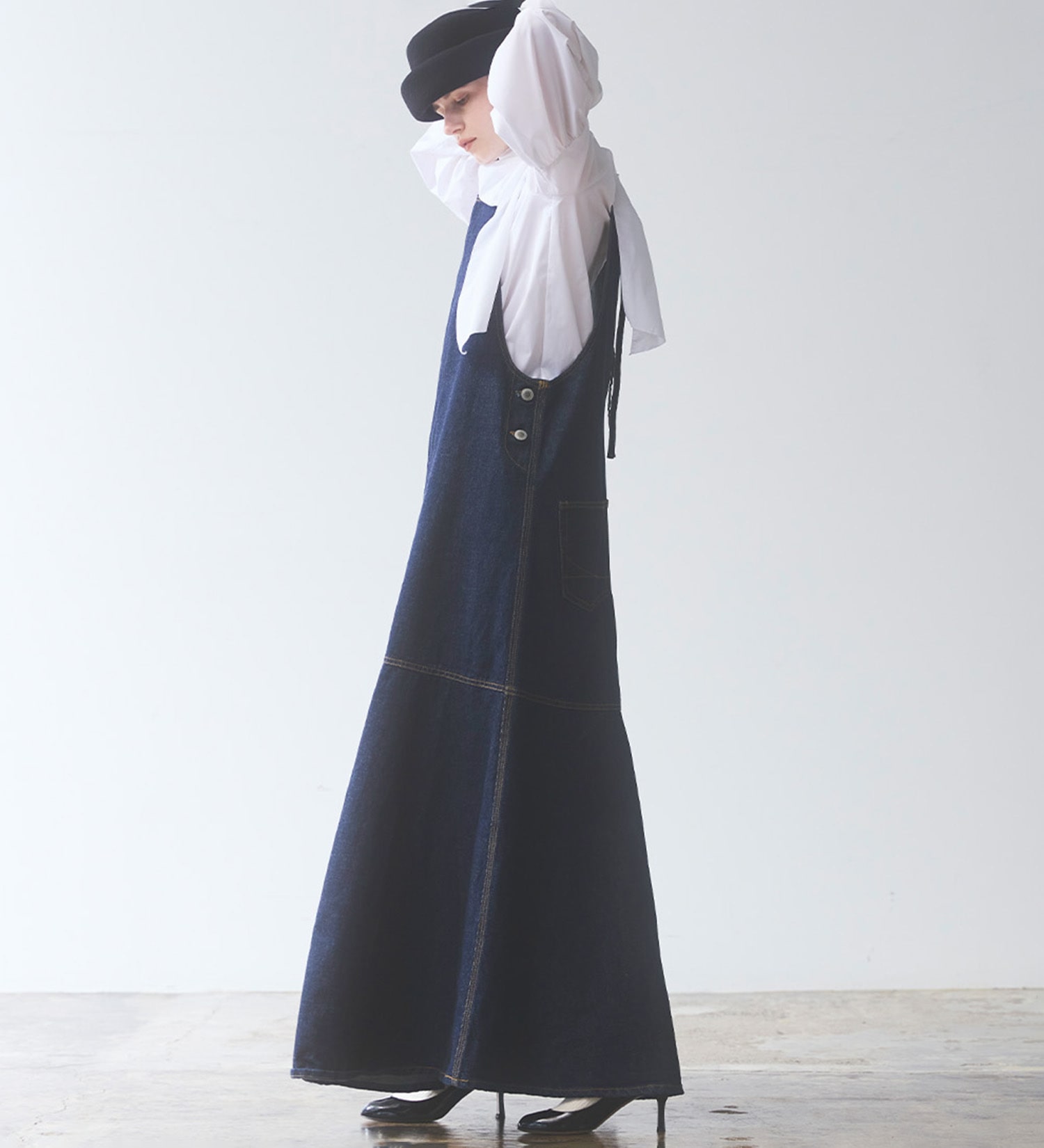 GISELe 4月号掲載】atelier SOMETHING AMERICAN SLEEVE ONEPIECE