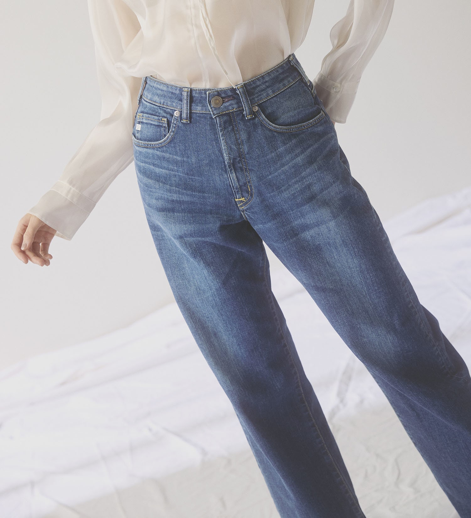 試着対象】SOMETHING ELSA NOUVEAU LOOSE STRAIGHT/ルーズストレート