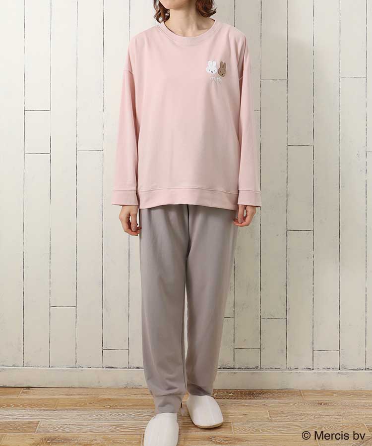ミッフィーミニ裏毛ルームウェア上下セット | Bleu Bleuet（ブルー