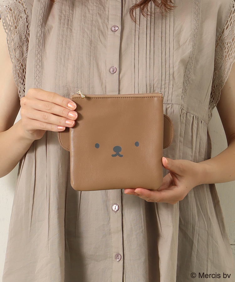 BRUNA MIMITSUKIフラットポーチ BRUNA MIMITSUKI フラットポーチ