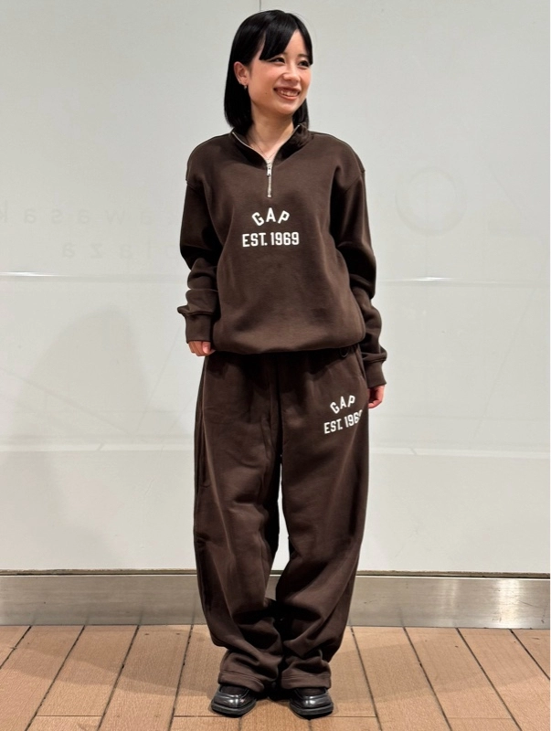 ハーフジップセットアップのスタイリング | Gap公式オンラインストア