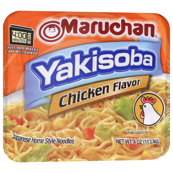Maruchan Yakisoba Noodles, Chicken, 4.0 oz Same-Day Delivery or