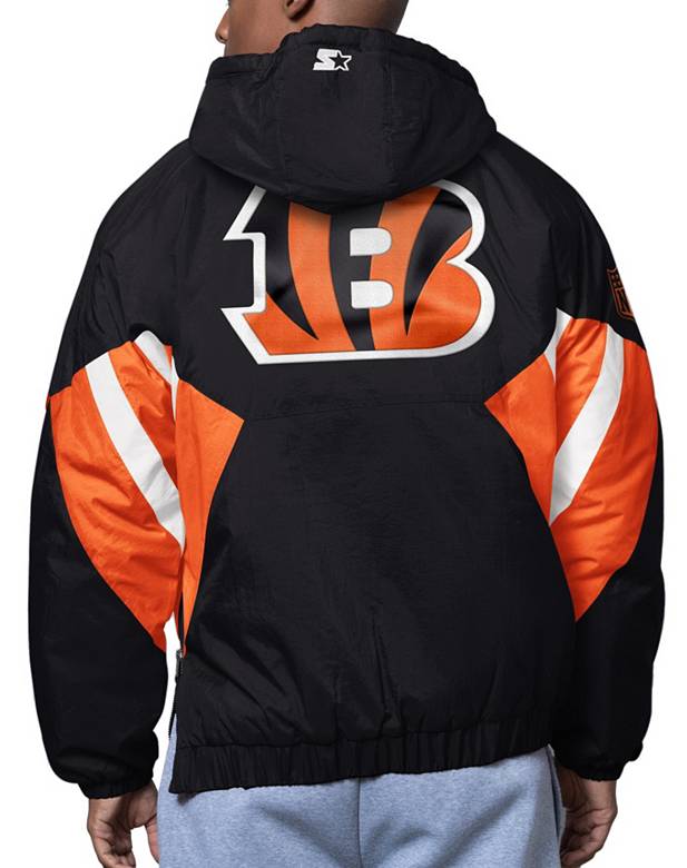 Starter Men's Cincinnati Bengals Line Up 1/2 Zip Jacket | Dick's