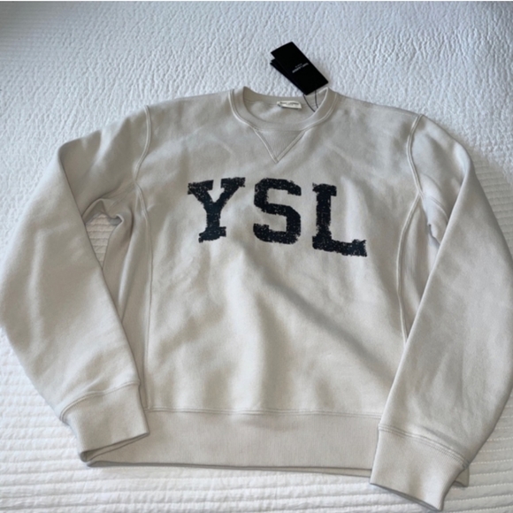 Yves Saint Laurent | Tops | Nwt Ysl Sweatshirt | Poshmark