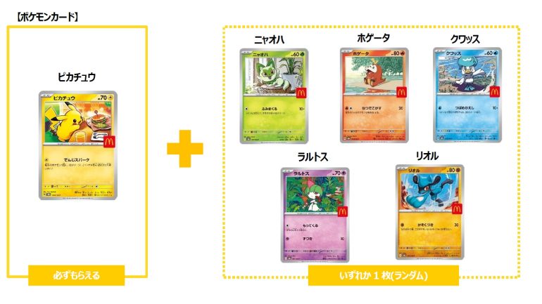 マクドナルドがハッピーセット「ポケモン」を限定販売、8月9〜11日は