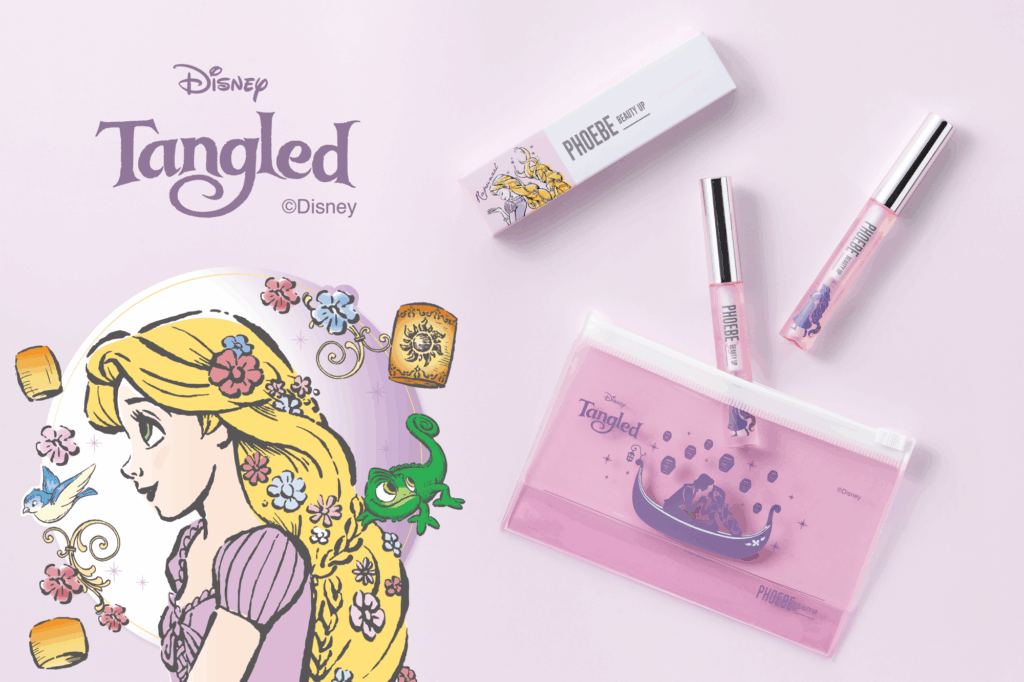 PHOEBE BEAUTY UPの人気No.1 「まつ毛美容液」にラプンツェルが描かれ