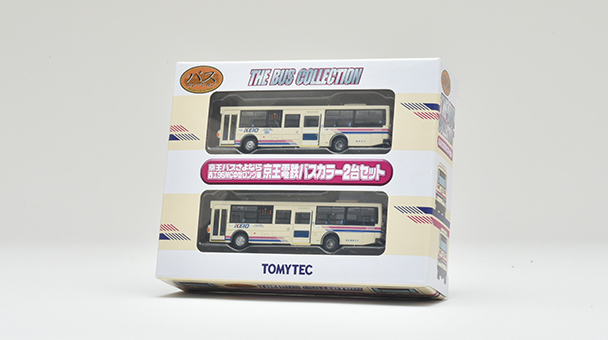 京王バスさよなら西工96MC 中型ロング車 京王電鉄バスカラー2台セット