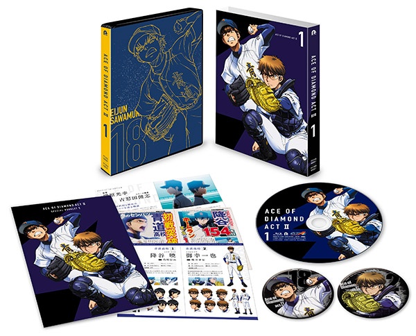 ダイヤのA actⅡ」Blu-ray＆DVD Vol.1の描き下ろしジャケットを公開