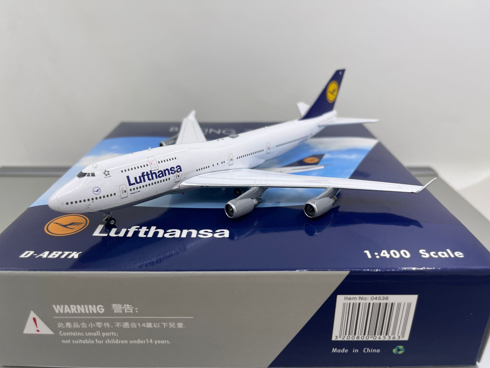 Lufthansa B747-400 D-ABTK Phoenix 1:400 – Diecastbird Plane Model