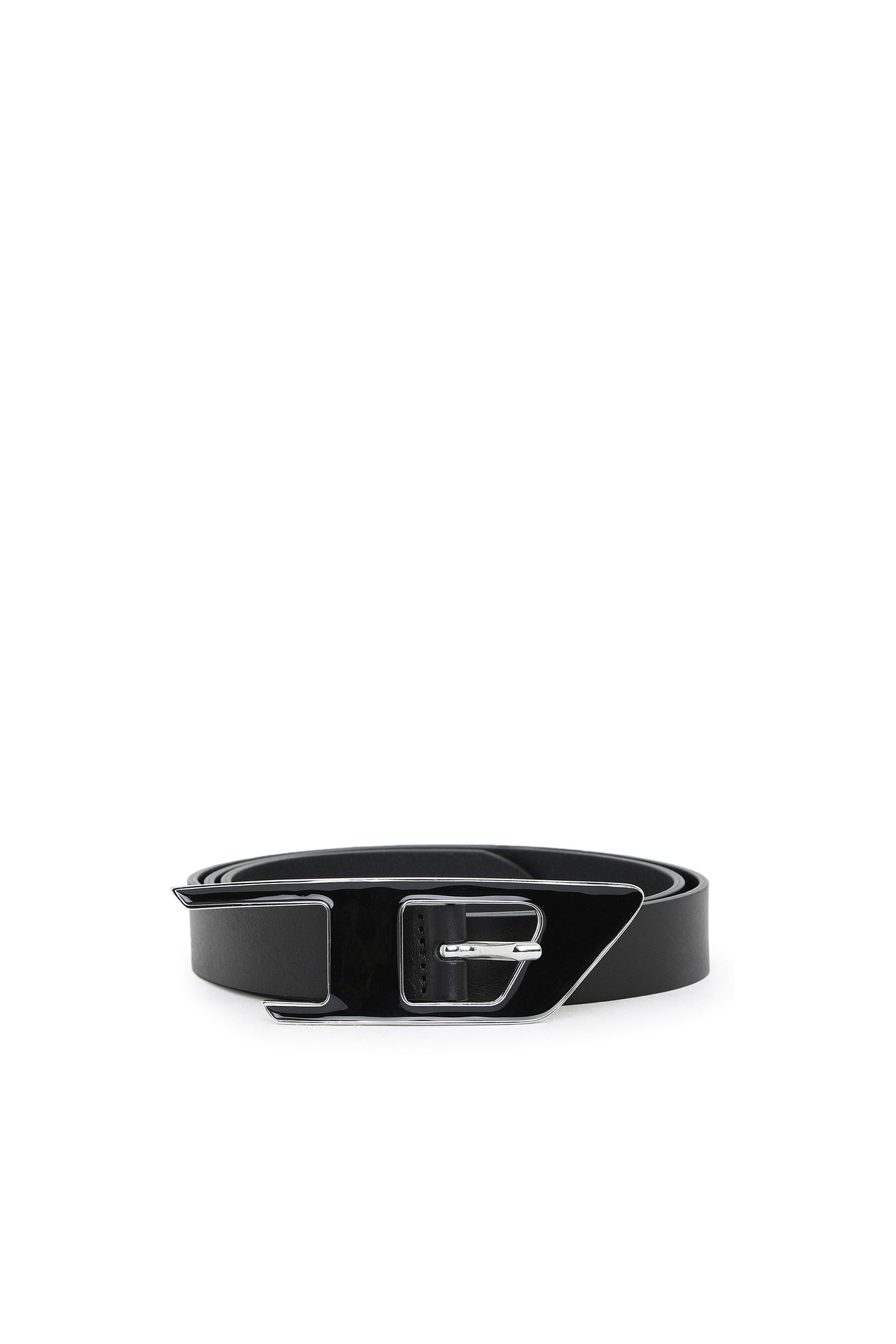 B-DLOGO: Belt in Italian vegetable-tanned leather | Diesel