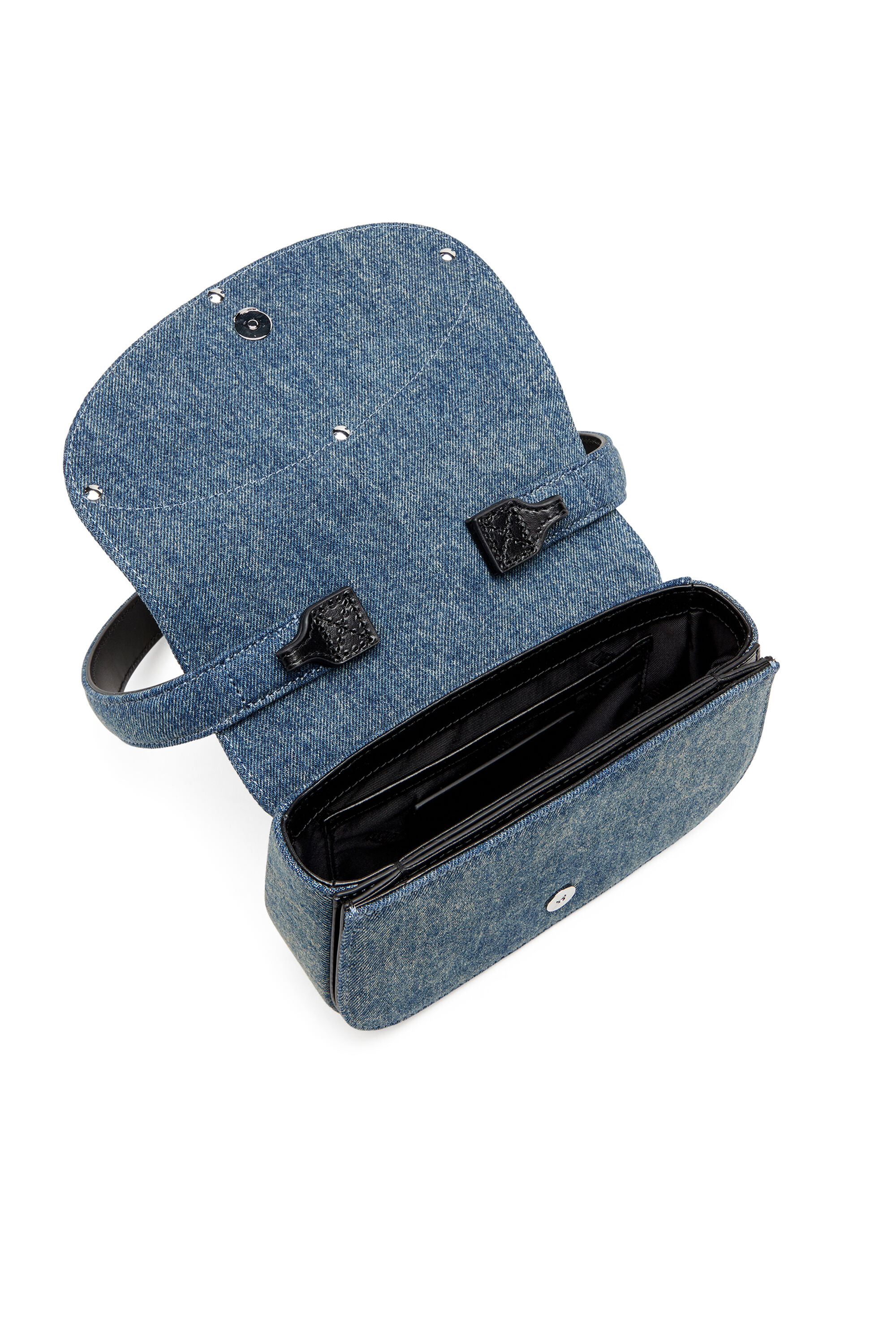Women's 1DR-Iconic shoulder bag in solarised denim | Blue | Diesel