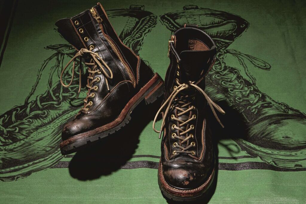 履きやすさにこだわった、サイドジップブーツで経年変化を楽しもう