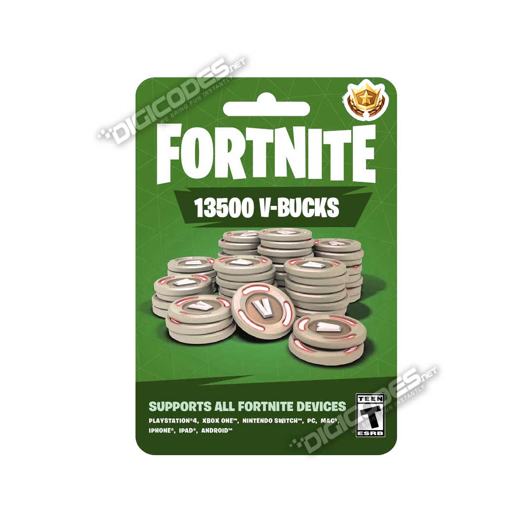 Beli Fortnite 13500 V-Bucks Gift Card (Digital Serial Key