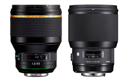PENTAX-D FA☆85mm F1.4」はシグマ85mm F1.4 Artがベースの可能性が