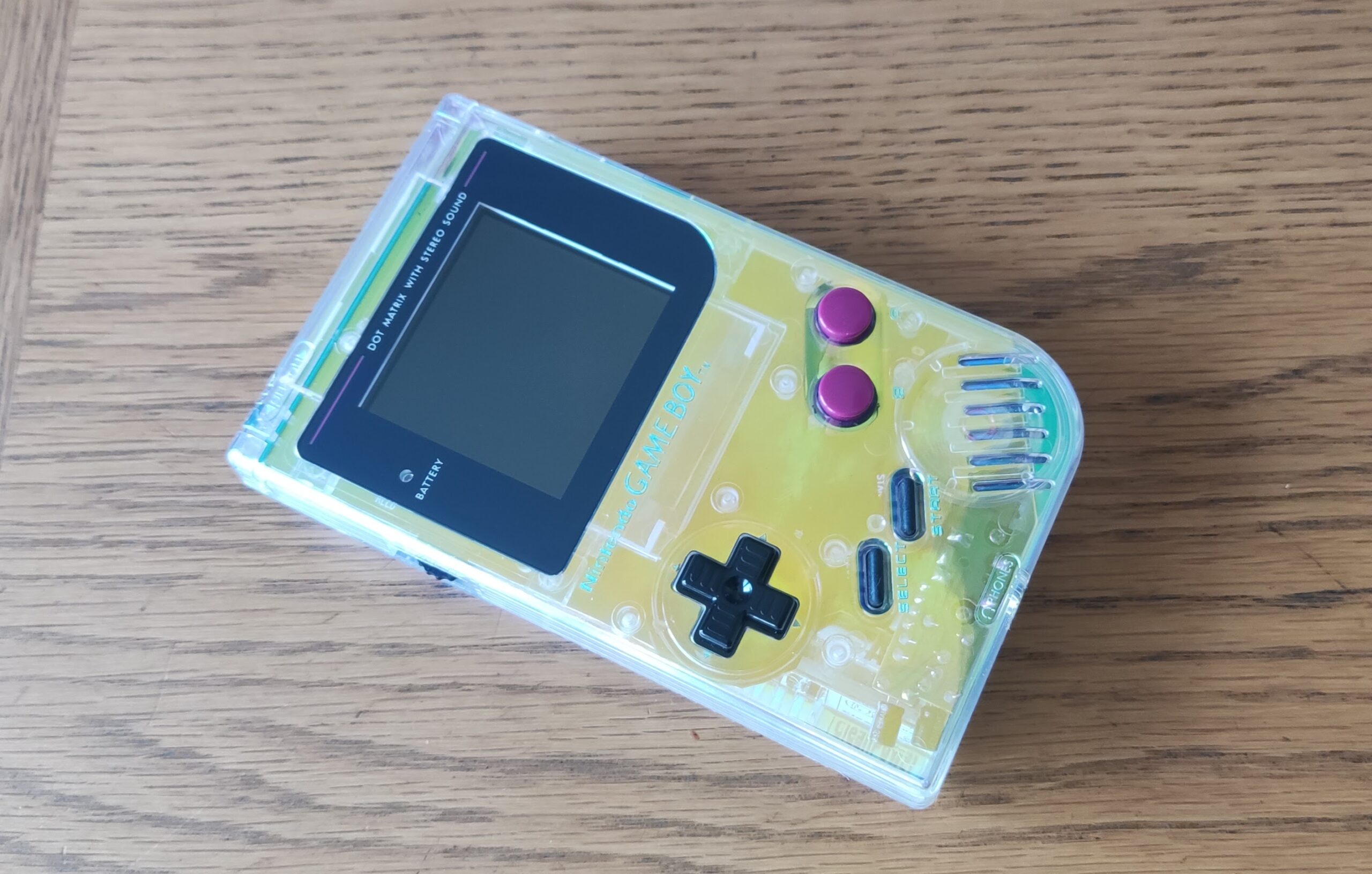 Nintendo Gameboy DMG-01 Backlight IPS Rips V4 - Aurora Pearl