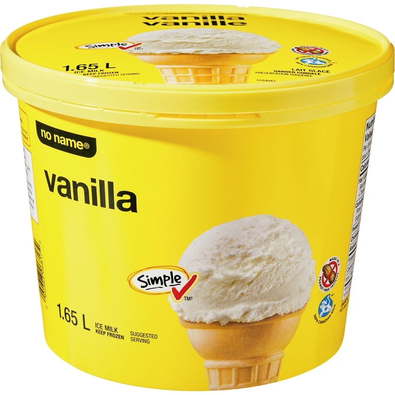 No Name Vanilla Ice Milk - 1.65 l | Zehrs