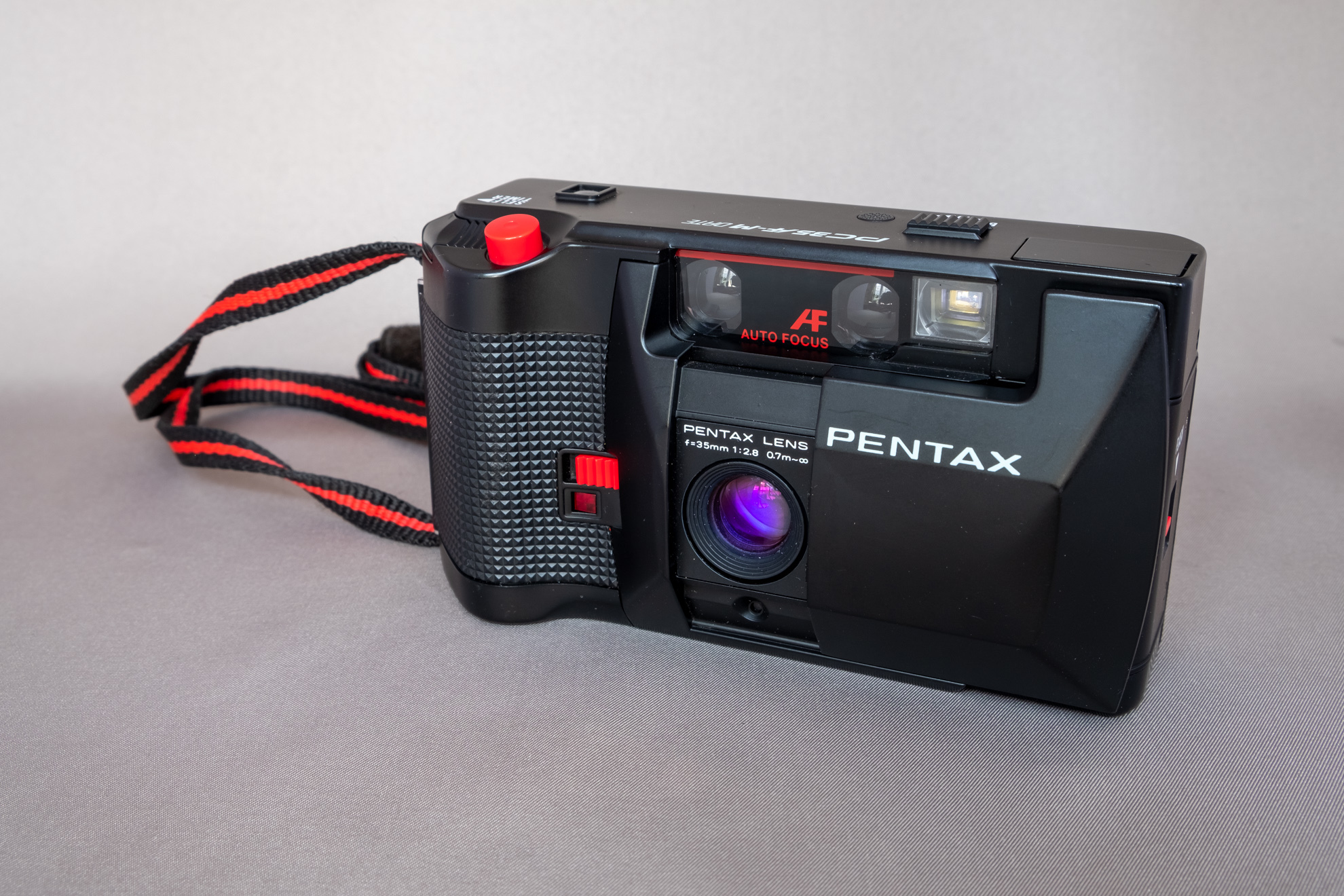 希少 完動品】PENTAX PC35AFフィルムカメラ 動作確認済み 希少カラー