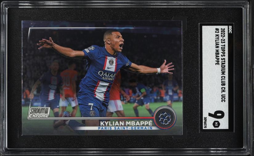 2021 Topps Inception UEFA Club Competitions First XI Kylian Mbappe