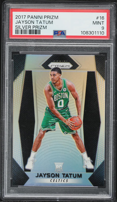 2017 Panini Prizm Jayson Tatum ROOKIE #16 PSA 9 MINT on Fanatics