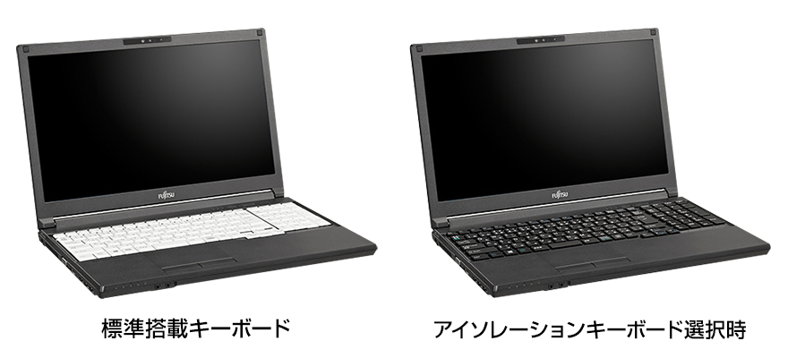 富士通パソコン | ダイレクトシリーズ LIFEBOOK A7510/EW、A5510/EW 外観