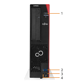 富士通パソコン | ダイレクトシリーズ D588/TW 外観ページ