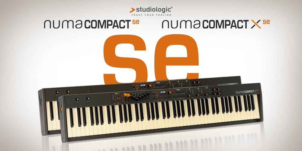 新製品】Studiologic ステージピアノ「Numa Compact SE/X SE」および足