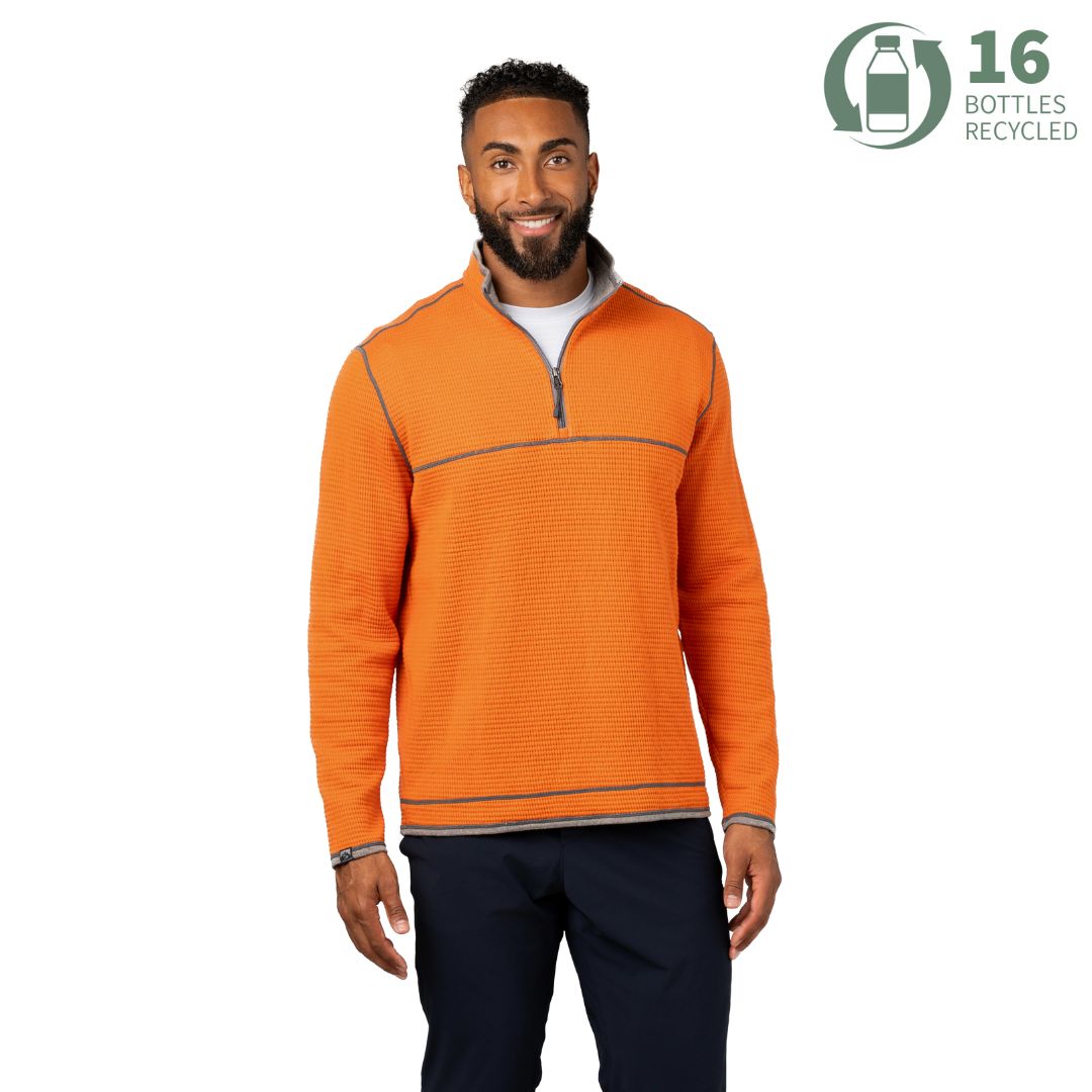 Men's Maverick Waffle Knit Quarter Zip – Storm Creek Distributor Site